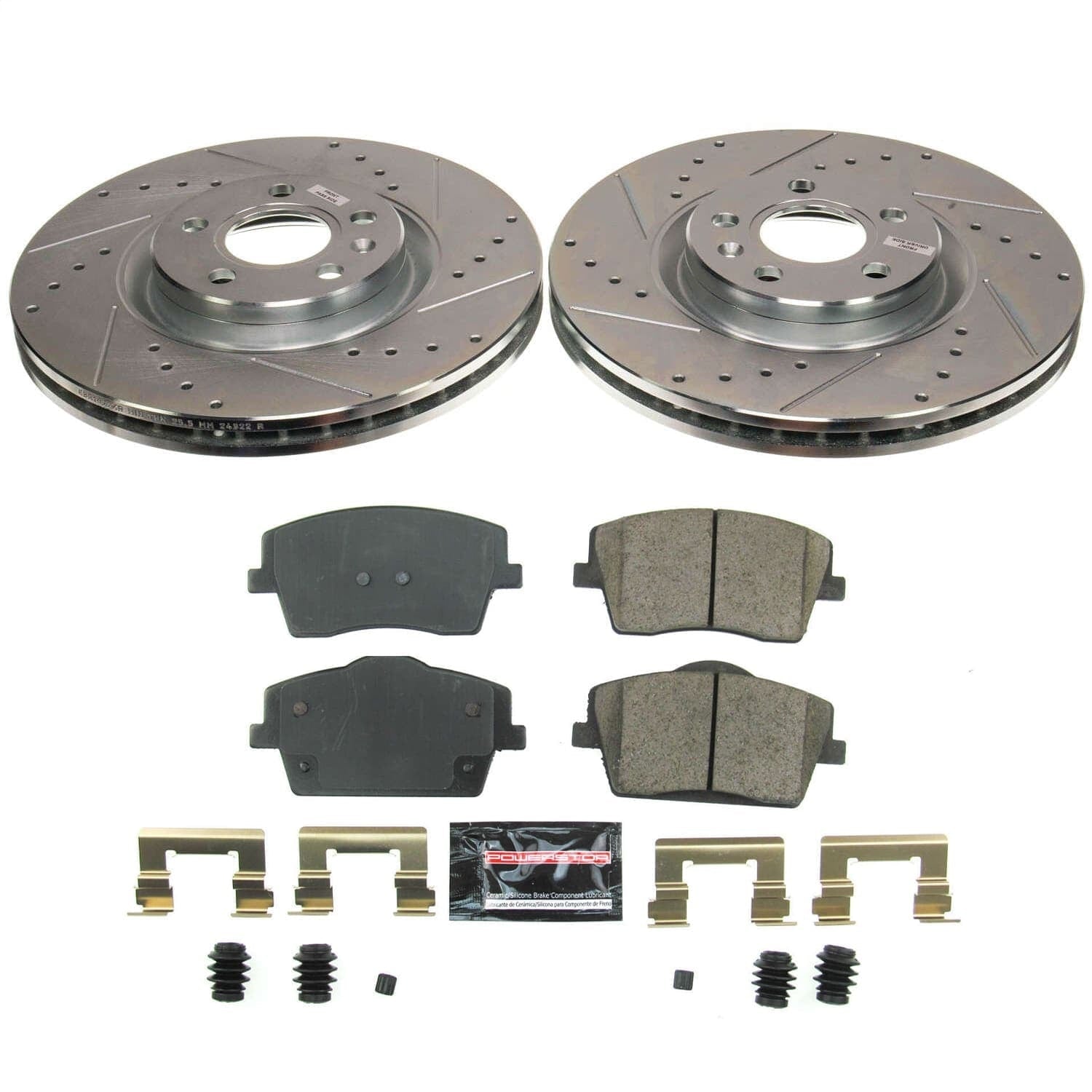 PowerStop Front Z23 Evolution Brake Kit | Volvo XC40 (2019–2022) (K8574)