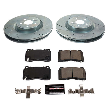 PowerStop Front Z23 Evolution Sport Brake Kit | Toyota 86 (2020) (K8610)