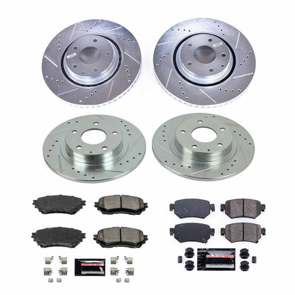 PowerStop Front & Rear Z23 Evolution Sport Brake Kit | Mazda 6 (2019–2020) (K8618)