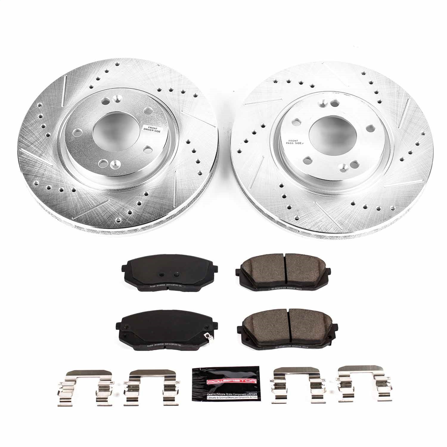 PowerStop Front Z23 Evolution Sport Brake Kit | Kia Optima (2017) (K8621)