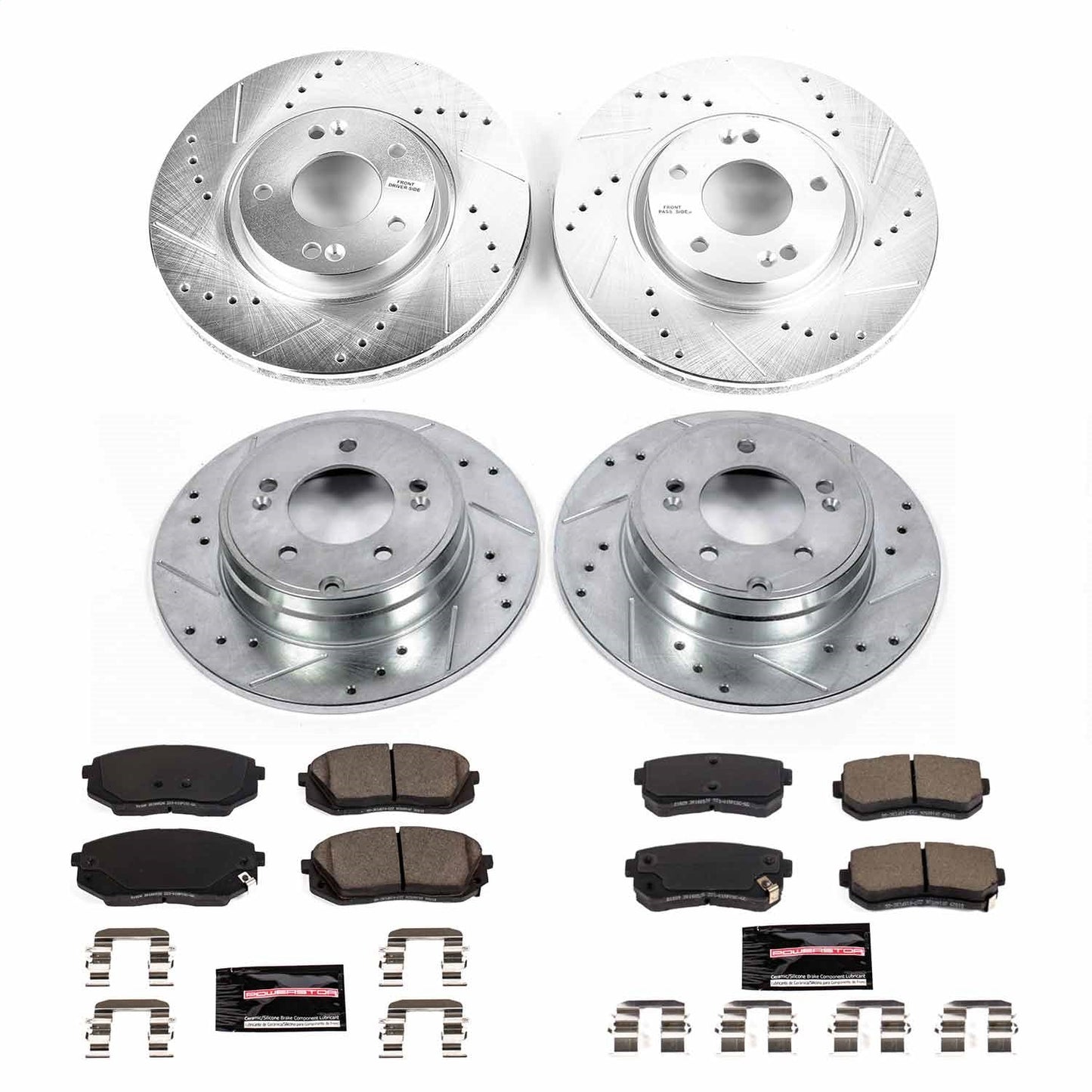 PowerStop Front & Rear Z23 Evolution Sport Brake Kit | Kia Optima (2017) (K8628)