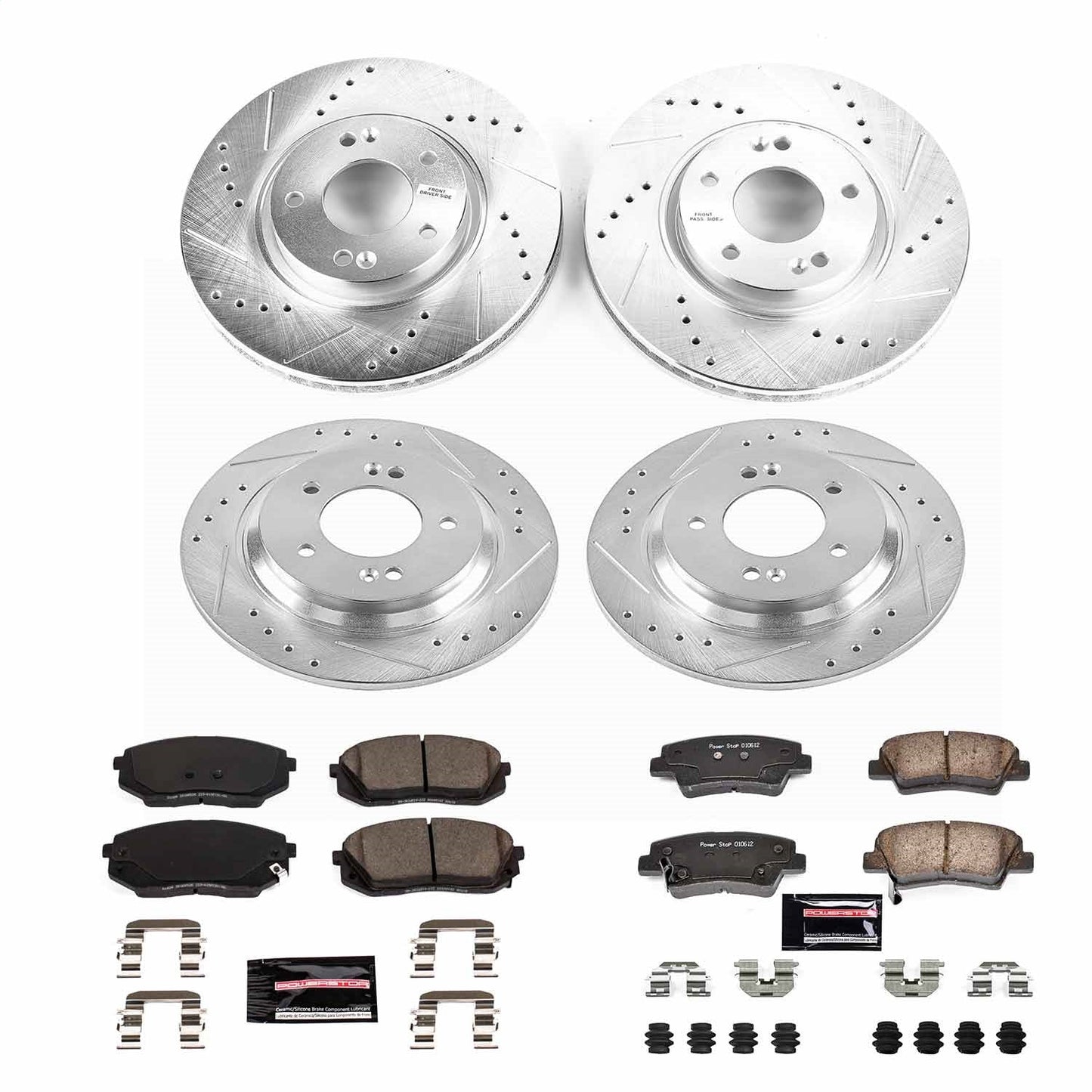 PowerStop Front & Rear Z23 Evolution Sport Brake Kit | Kia Optima (2017) (K8629)