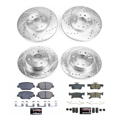 PowerStop Front & Rear Z23 Evolution Brake Kit | Buick Envision (2017–2018) (K8632)