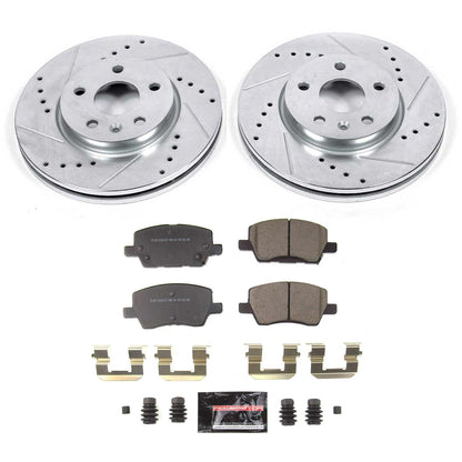 PowerStop Front Z23 Evolution Sport Brake Kit | Chevrolet Sonic (2020) (K8635)