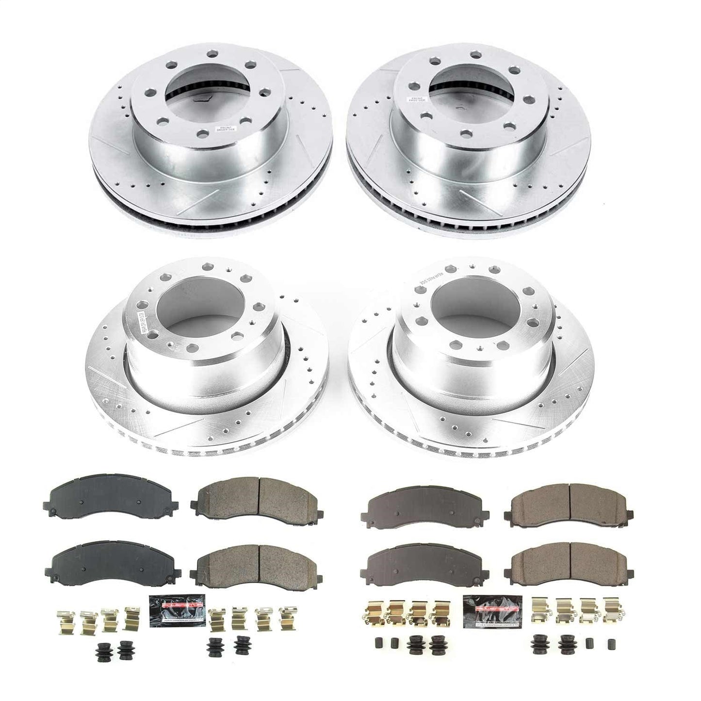 PowerStop Front & Rear Z23 Evolution Brake Kit | Ram 3500 2019–2022 (K8639)