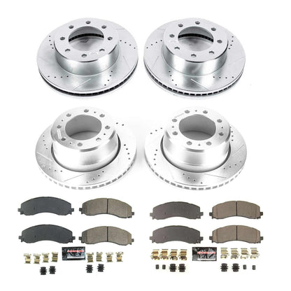 PowerStop Front & Rear Z23 Evolution Brake Kit | Ram 3500 2019–2022 (K8639)