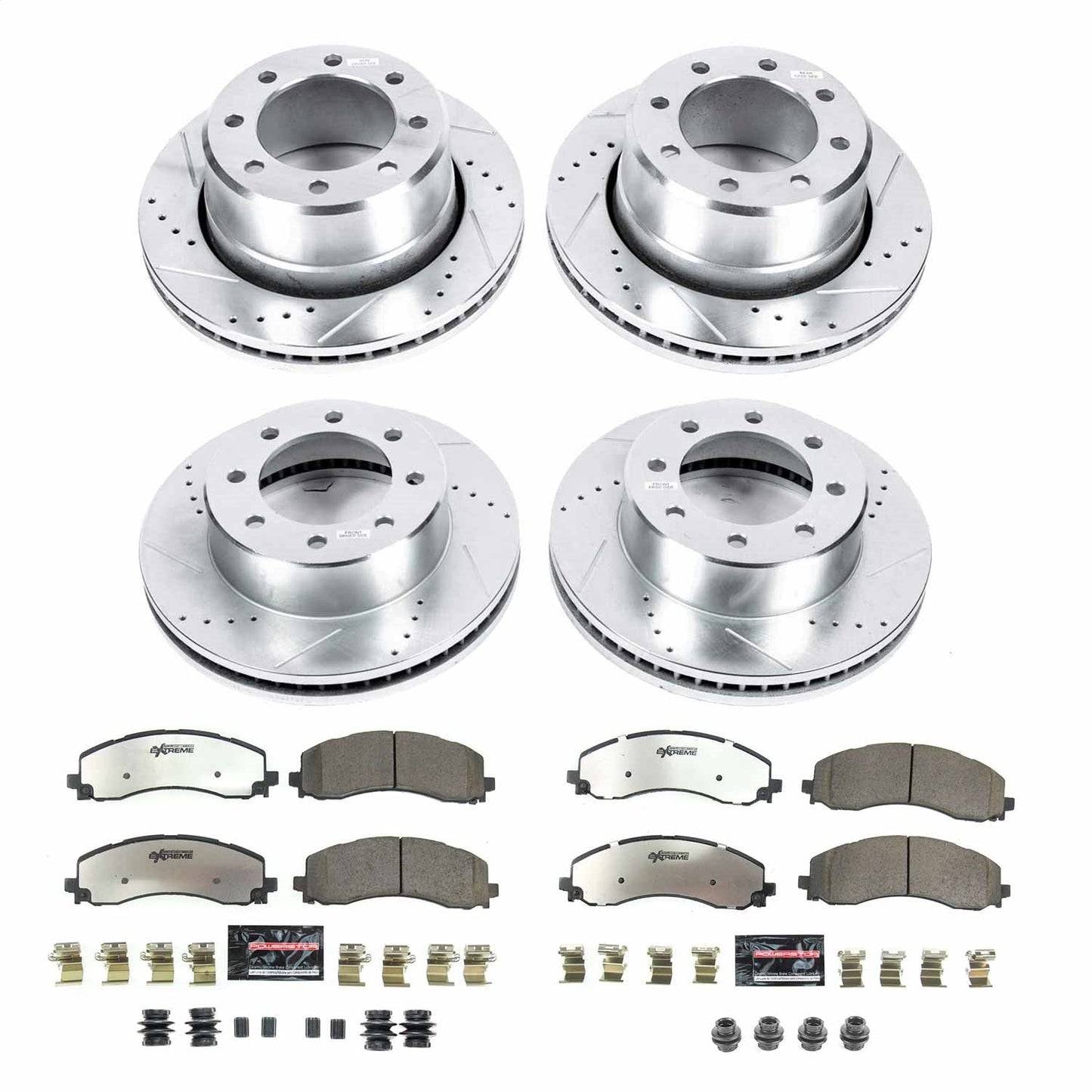PowerStop Front & Rear Z36 Truck & Tow Brake Kit | Ram 2500 2019–2022 (K8640-36)