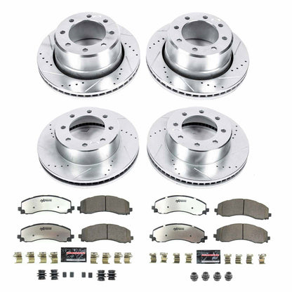 PowerStop Front & Rear Z36 Truck & Tow Brake Kit | Ram 2500 2019–2022 (K8640-36)