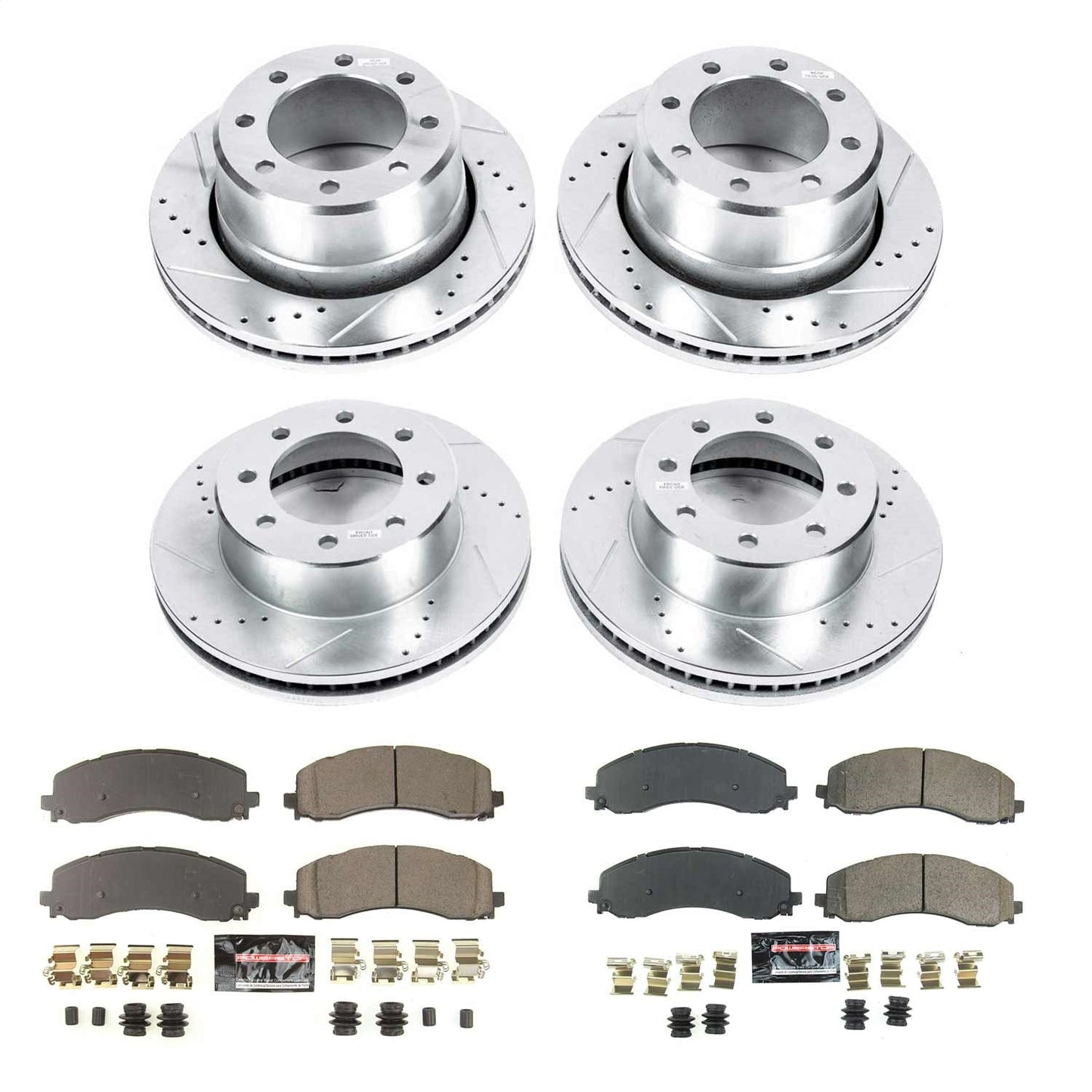 PowerStop Front & Rear Z23 Evolution Brake Kit | Ram 2500 2019–2022 (K8640)