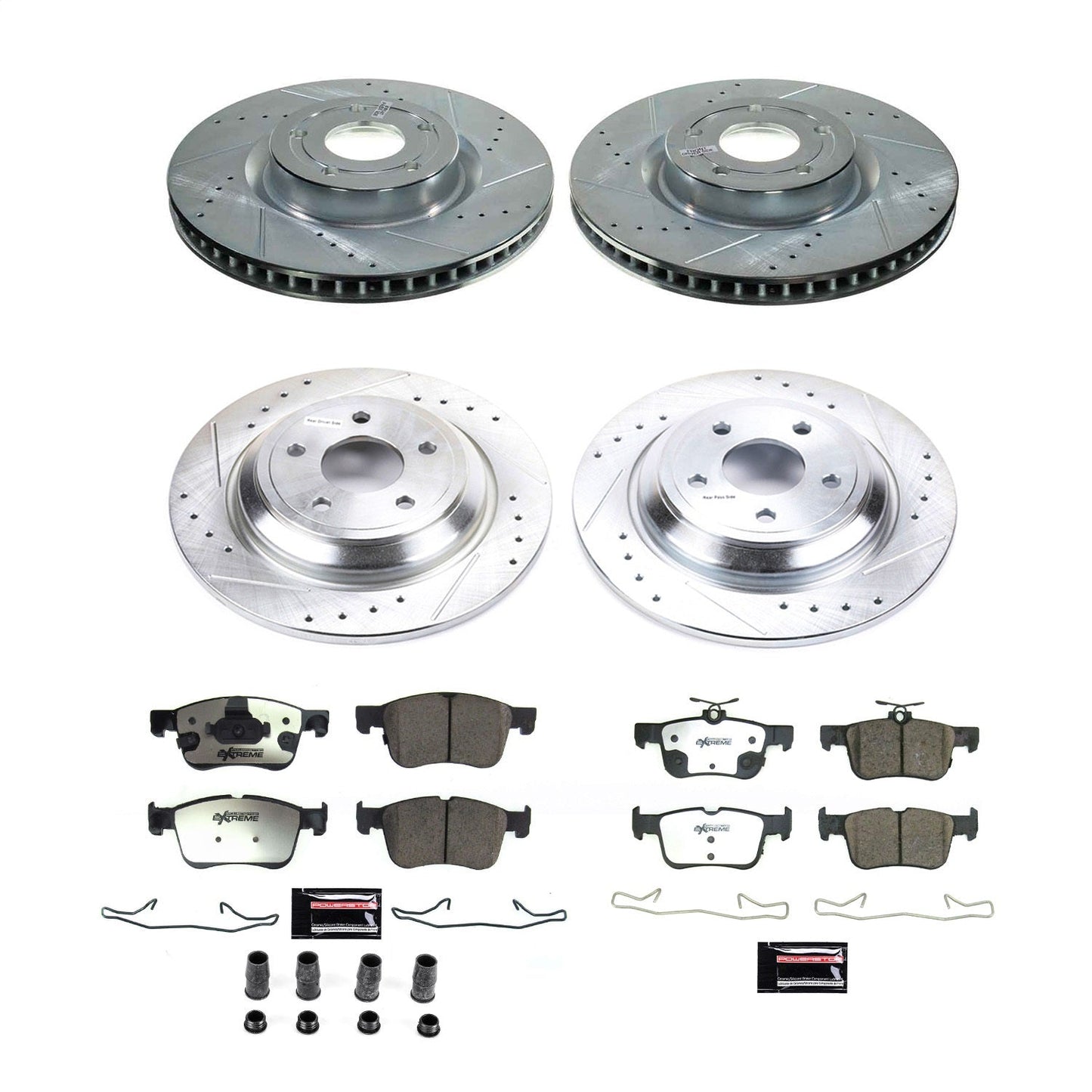 PowerStop Front & Rear Z36 Truck & Tow Brake Kit | Ford Bronco Sport (2021–2022) (K8644-36)