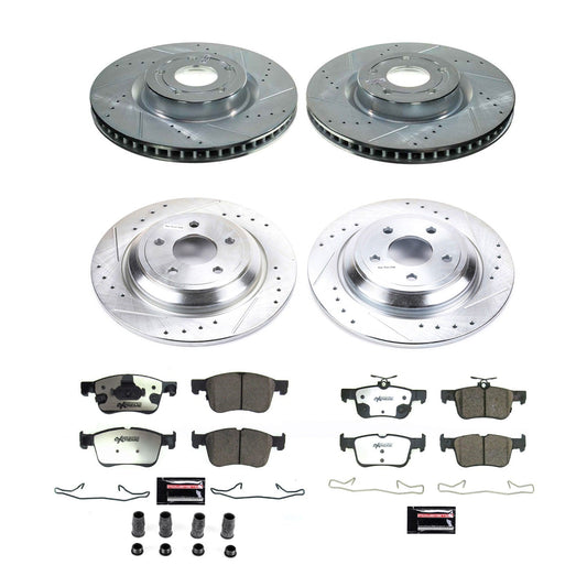 PowerStop Front & Rear Z36 Truck & Tow Brake Kit | Ford Bronco Sport (2021–2022) (K8644-36)
