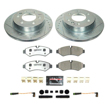 PowerStop Rear Z36 Truck & Tow Brake Kit | Mercedes-Benz Sprinter 2500 (2019–2021) (K8655-36)