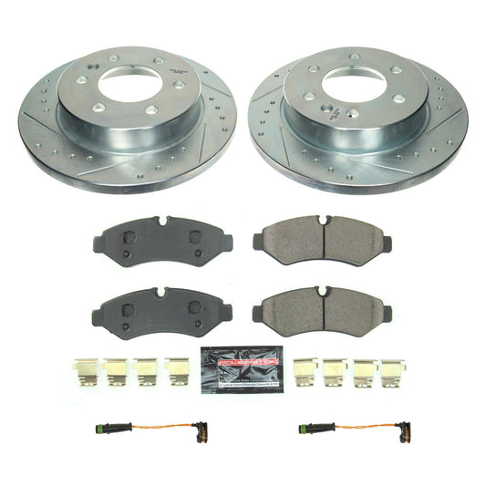 PowerStop Rear Z23 Evolution Brake Kit | Mercedes-Benz Sprinter 2500 (2019–2021) (K8655)