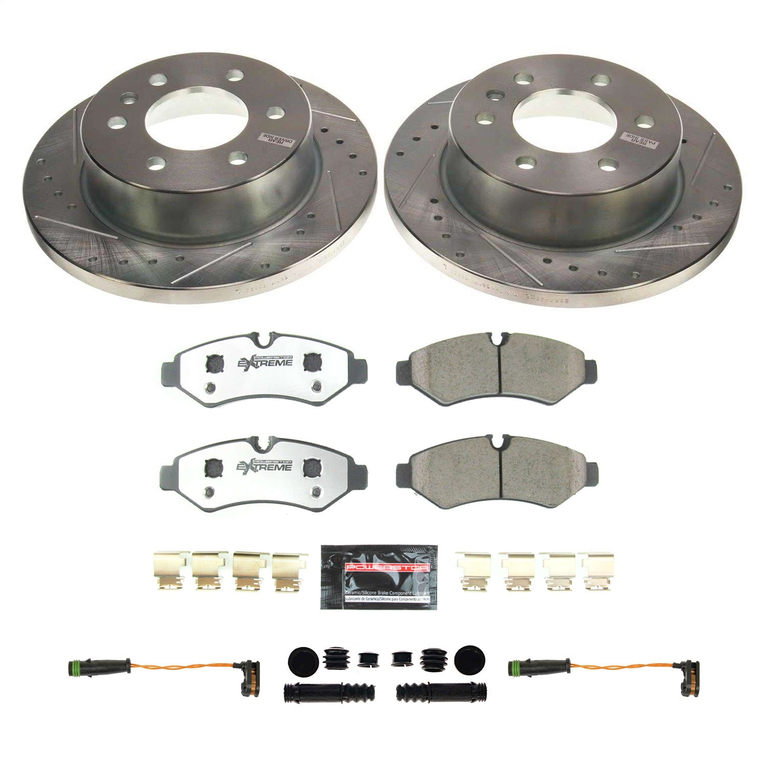 PowerStop Rear Z36 Truck & Tow Brake Kit | Mercedes-Benz Sprinter 2500 (2019–2021) (K8656-36)