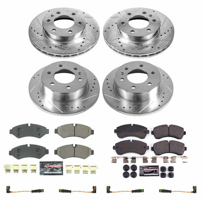 PowerStop Front & Rear Z23 Evolution Sport Brake Kit | Mercedes-Benz Sprinter 3500 (2020) (K8659)