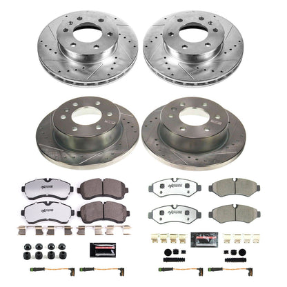 PowerStop Front & Rear Z36 Truck & Tow Brake Kit | Mercedes-Benz Sprinter 2500 (2019–2021) (K8661-36)