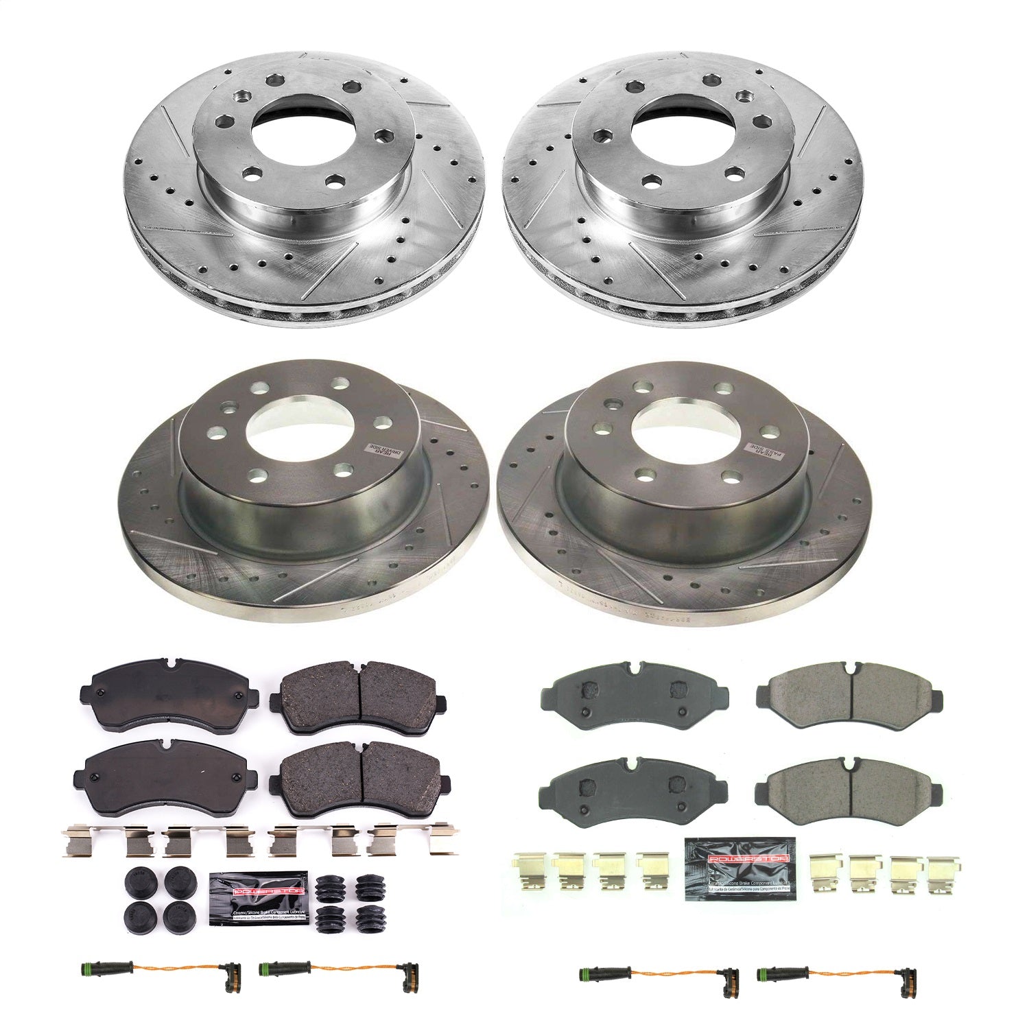 PowerStop Front & Rear Z23 Evolution Brake Kit | Mercedes-Benz Sprinter 2500 (2019–2021) (K8661)