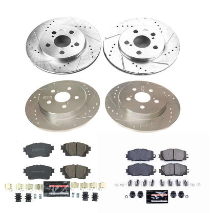 PowerStop Front & Rear Z23 Evolution Sport Brake Kit | Toyota Corolla (2020–2021) (K8664)