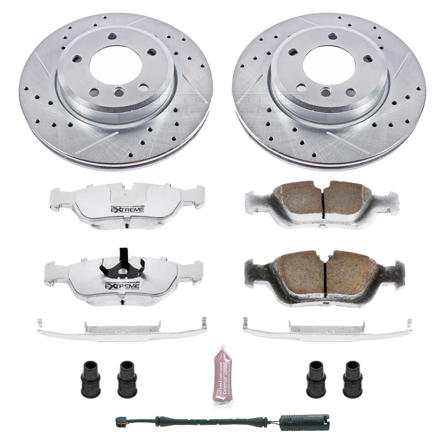 PowerStop Front Z26 Street Warrior Brake Kit | BMW Z3 (2001–2002) (K867-26)