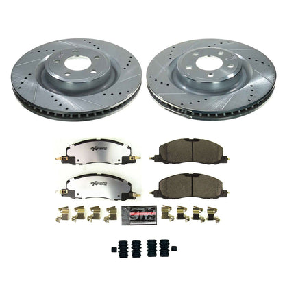 PowerStop Front Z36 Truck & Tow Brake Kit | Lincoln Aviator 2020–2022 (K8672-36)