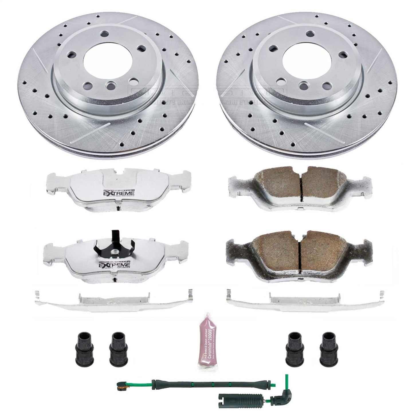 PowerStop Front Z26 Street Warrior Brake Kit | BMW 325xi (2001–2005) (K868-26)