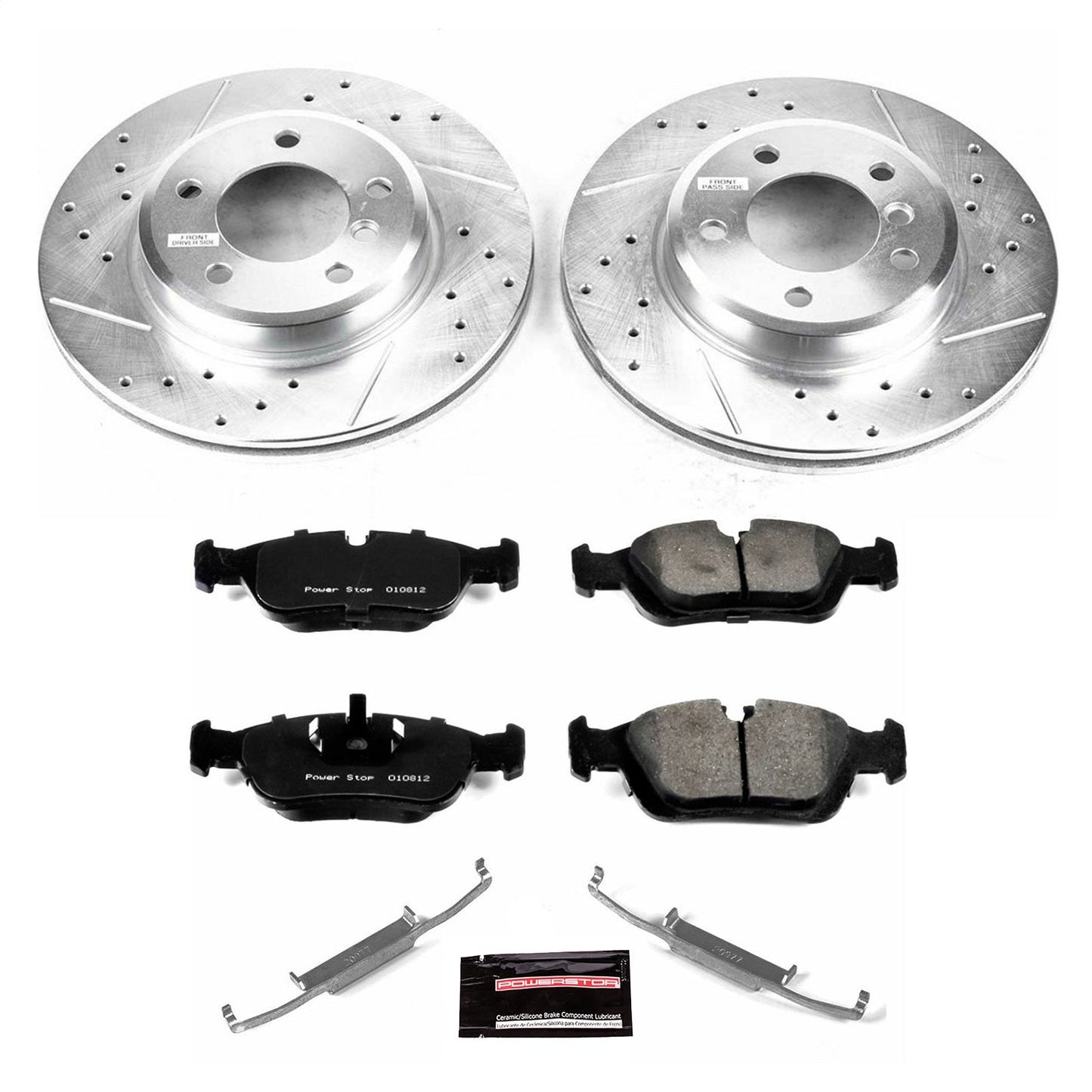 PowerStop Front Z23 Evolution Sport Brake Kit | BMW 325xi (2001–2005) (K868)
