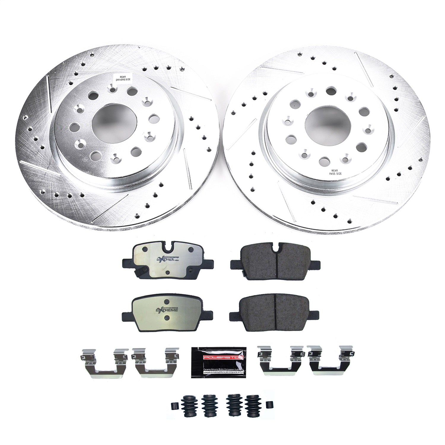 PowerStop Rear Z36 Truck & Tow Brake Kit | GMC Acadia (2021) (K8683-36)