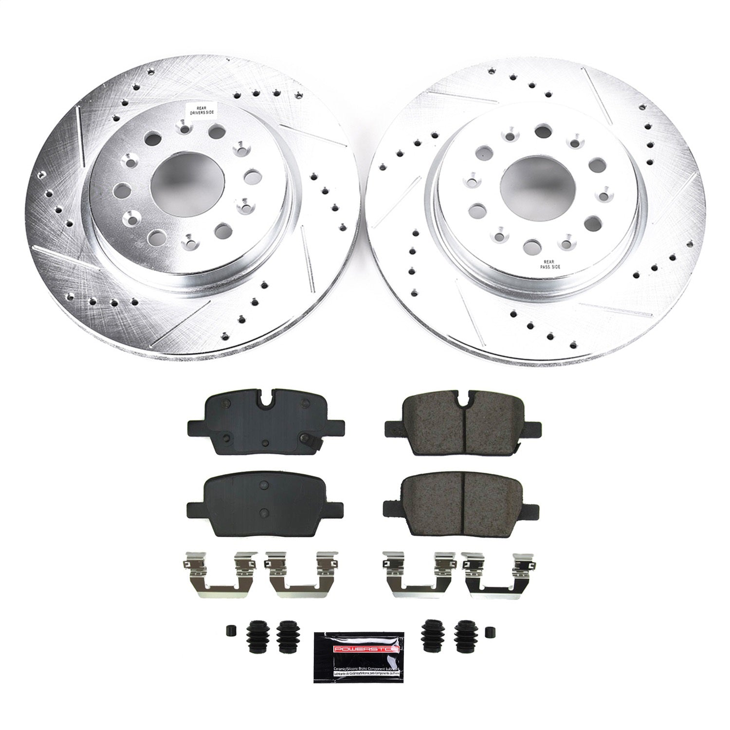 PowerStop Rear Z23 Evolution Brake Kit | GMC Acadia (2021) (K8683)
