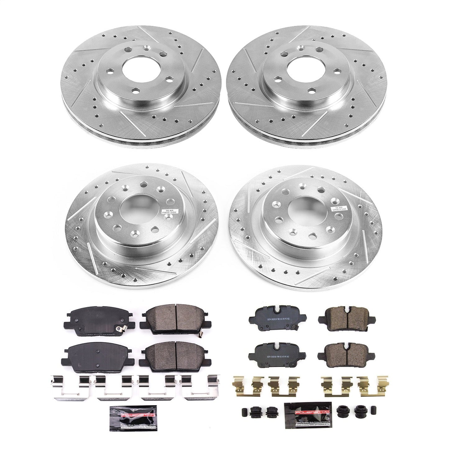 PowerStop Front & Rear Z23 Evolution Brake Kit | Chevrolet Malibu (2020) (K8685)