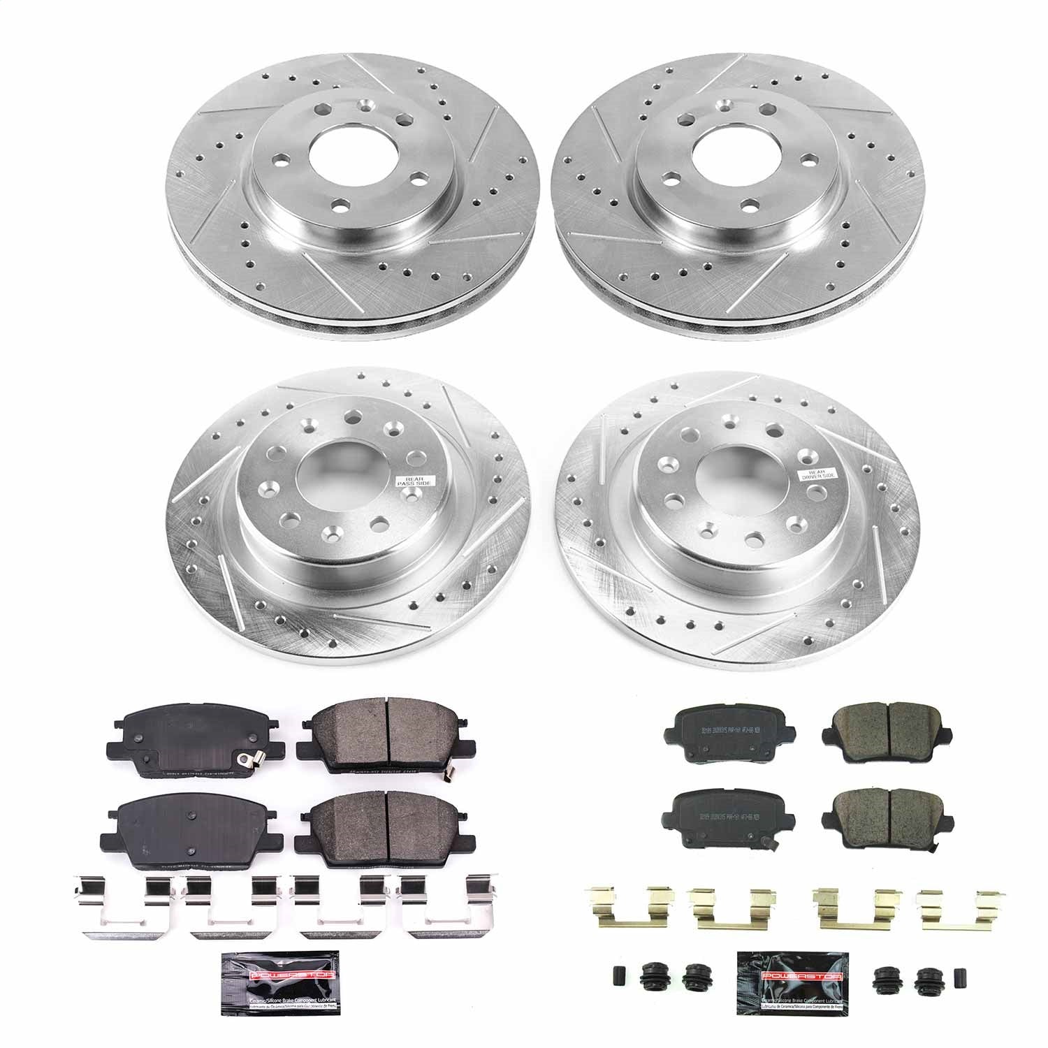 PowerStop Front & Rear Z23 Evolution Sport Brake Kit | Buick Regal Sportback (2019–2020) (K8689)