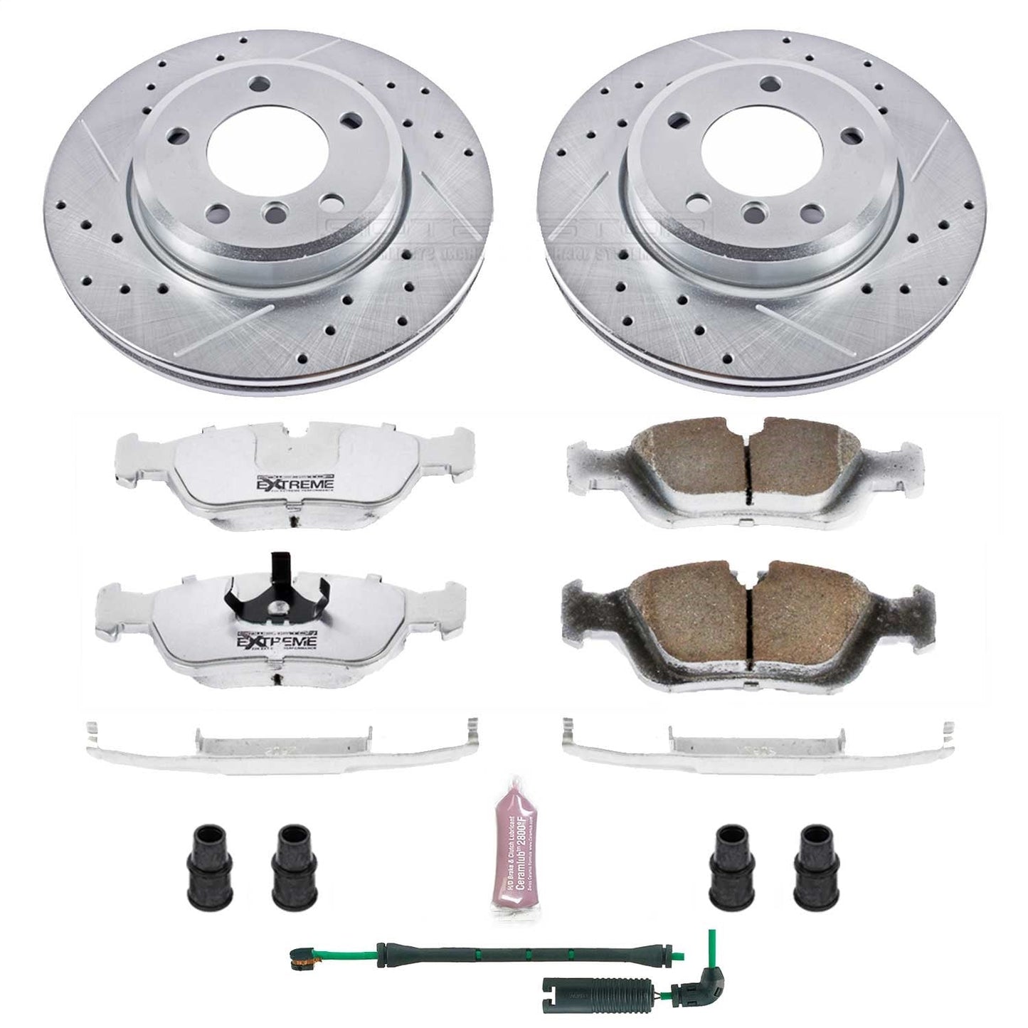 PowerStop Front Z26 Street Warrior Brake Kit | BMW 323i (2000) (K869-26)