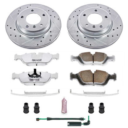 PowerStop Front Z26 Street Warrior Brake Kit | BMW 323i (2000) (K869-26)