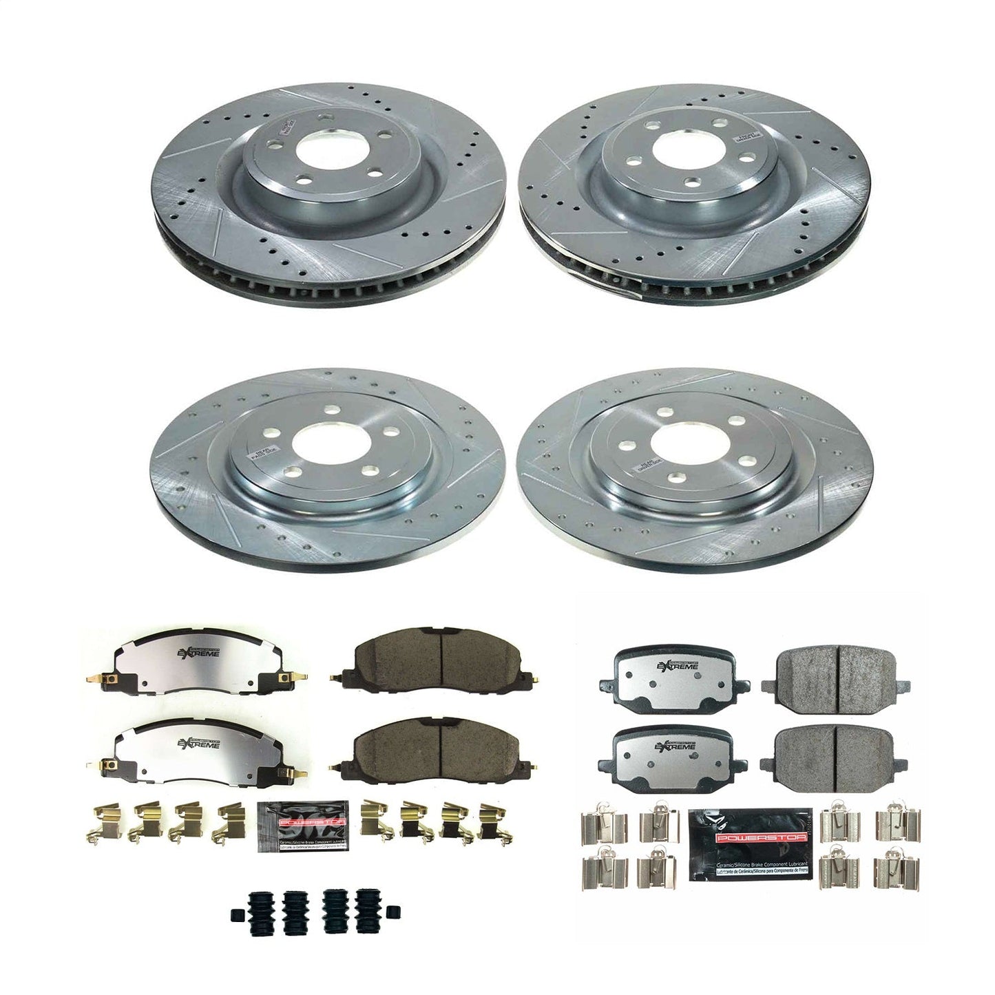 PowerStop Front and Rear Z36 Truck & Tow Brake Kit | Ford Explorer 2020–2022 (K8693-36)