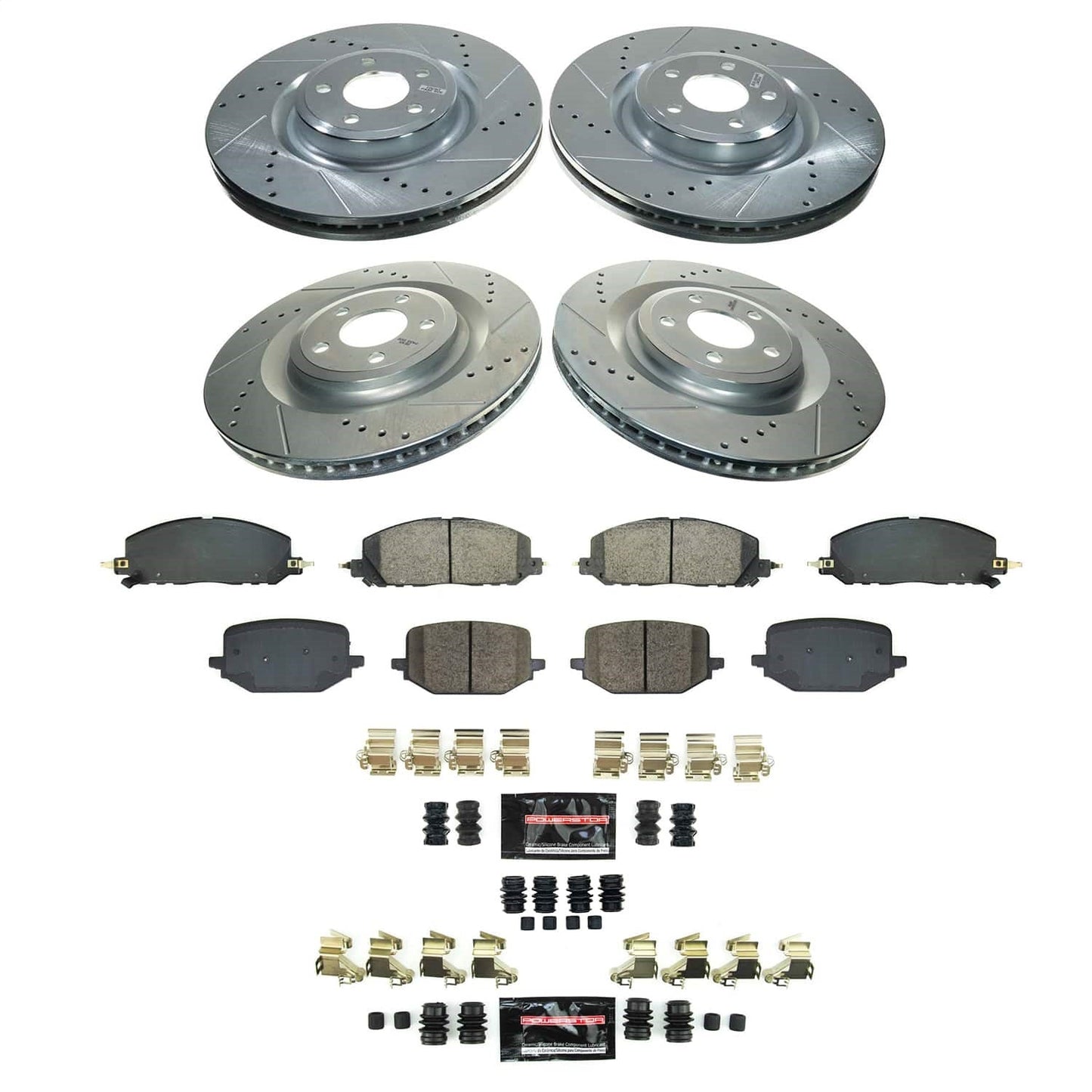 PowerStop Front and Rear Z36 Truck & Tow Brake Kit | Lincoln Aviator (2020–2022) (K8694-36)
