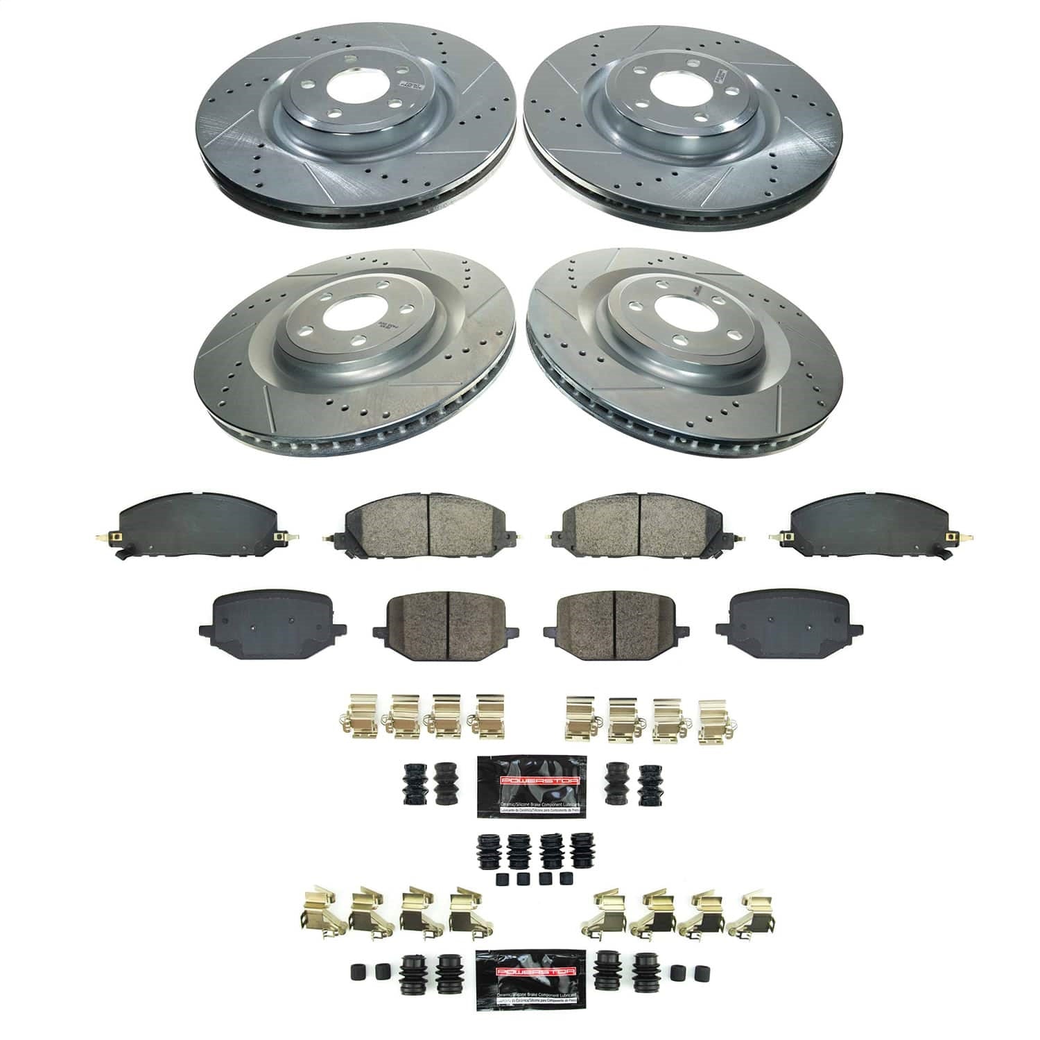 PowerStop Front and Rear Z36 Truck & Tow Brake Kit | Lincoln Aviator (2020–2022) (K8694-36)