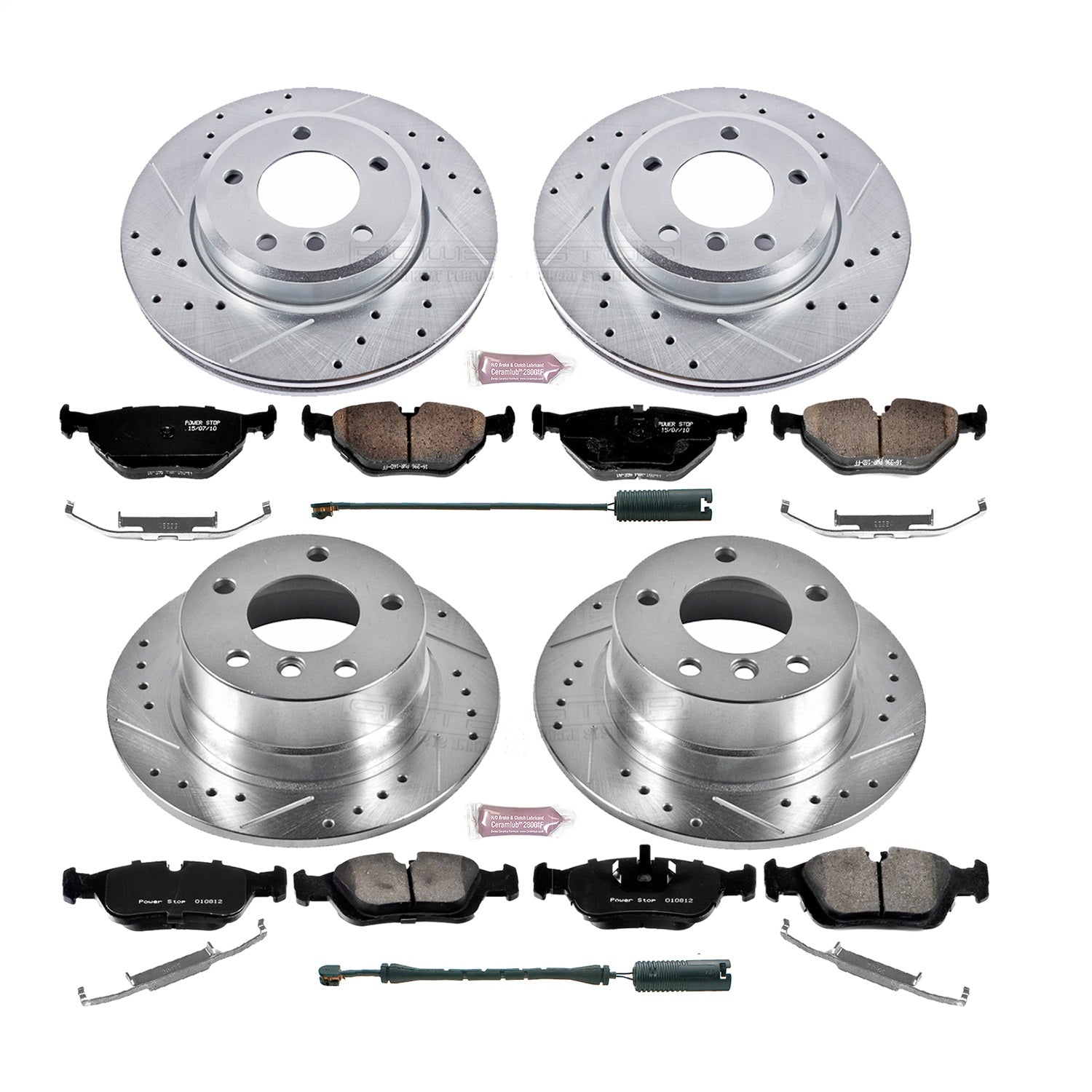 PowerStop Front & Rear Z23 Evolution Sport Brake Kit | BMW Z3 (2001–2002) (K870)
