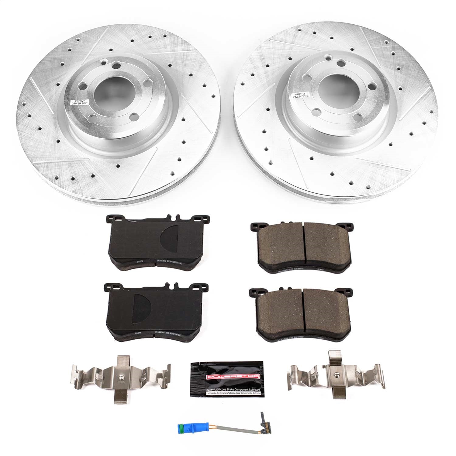 PowerStop Front Z23 Evolution Brake Kit | Mercedes-Benz SL400 (2015–2016) (K8704)