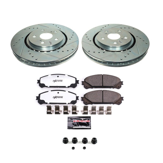 PowerStop Front Z36 Truck & Tow Brake Kit | Toyota Sienna (2021–2022) (K8705-36)