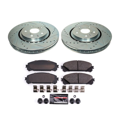 PowerStop Front Z23 Evolution Brake Kit | Toyota Sienna (2021–2022) (K8705)