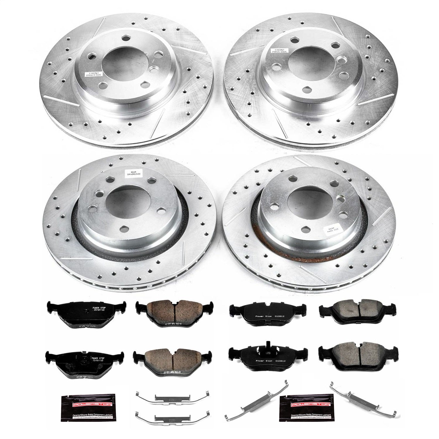 PowerStop Front & Rear Z23 Evolution Sport Brake Kit | BMW 323i (2000) (K871)