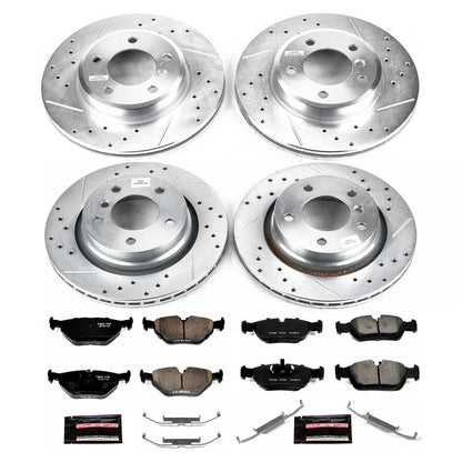 PowerStop Front & Rear Z23 Evolution Sport Brake Kit | BMW 323i (2000) (K871)