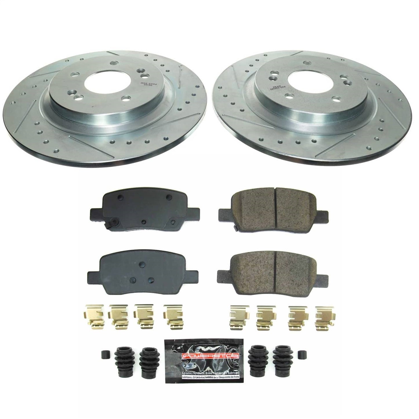 PowerStop Rear Z23 Evolution Brake Kit | Hyundai Santa Fe (2021–2023) (K8715)