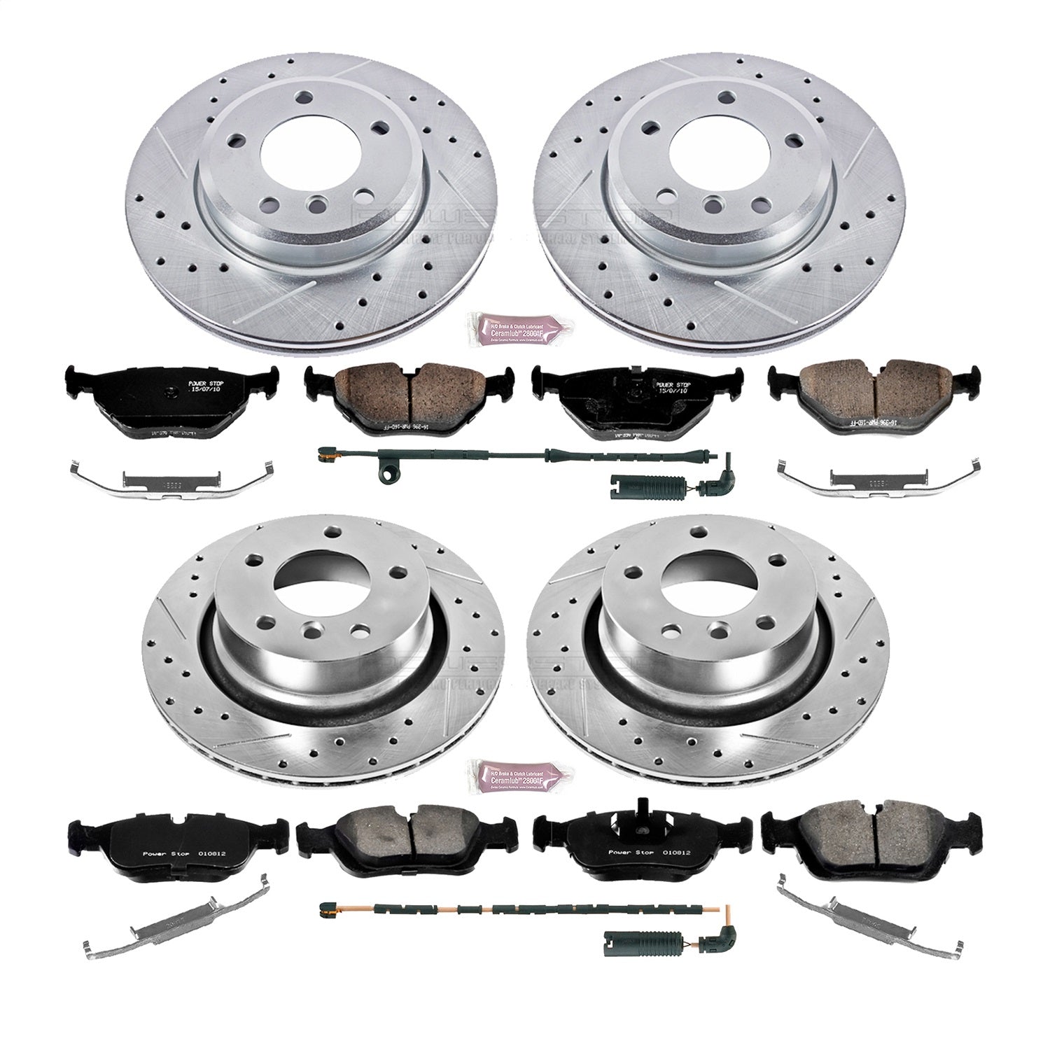 PowerStop Front & Rear Z23 Evolution Sport Brake Kit | BMW Z4 (2003–2008) (K873)
