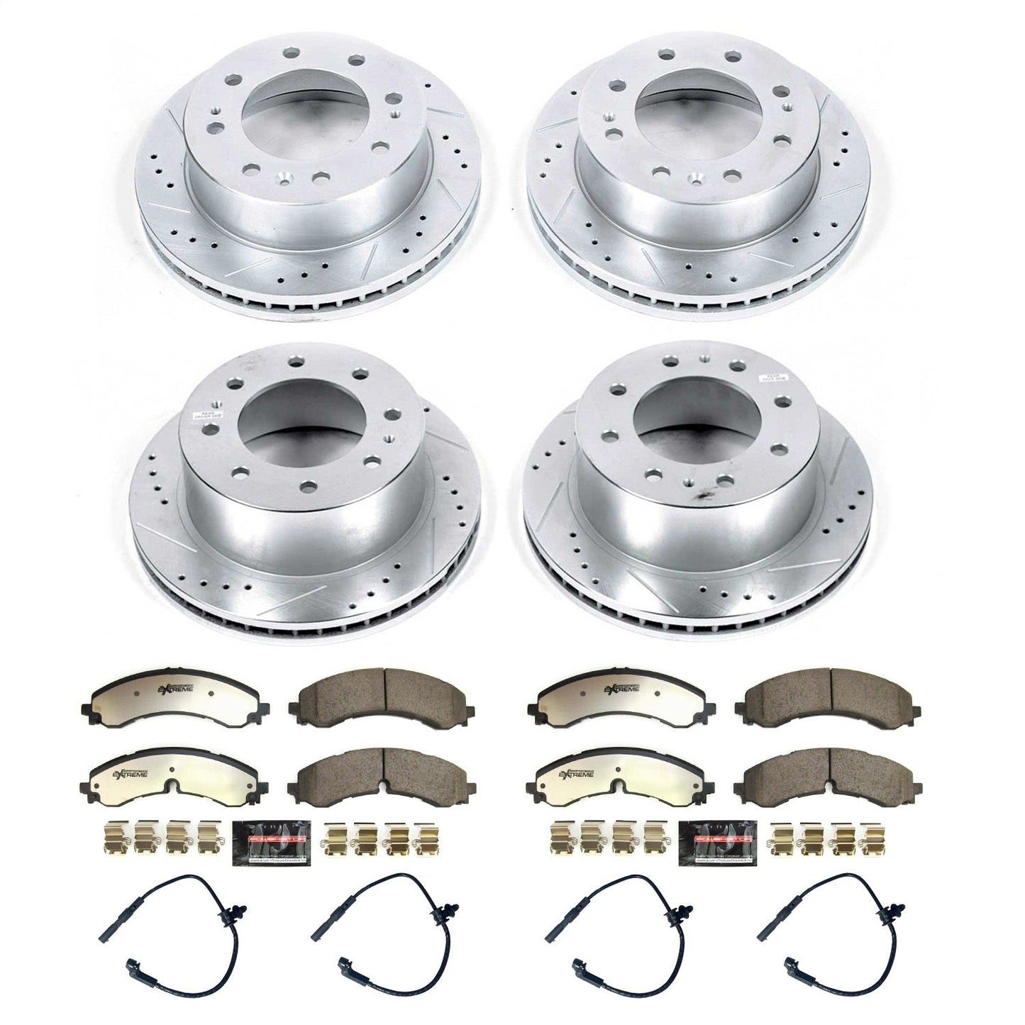 PowerStop Front & Rear Z36 Truck & Tow Brake Kit | GMC Sierra 2500 HD (2020) (K8732-36)