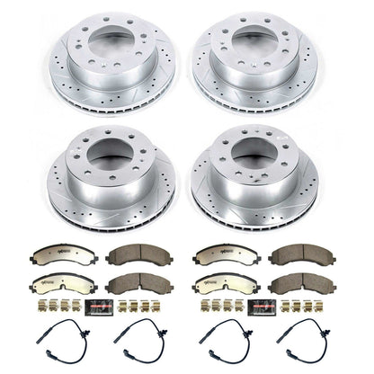 PowerStop Front & Rear Z36 Truck & Tow Brake Kit | GMC Sierra 2500 HD (2020) (K8732-36)