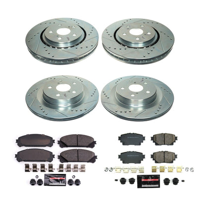 PowerStop Front & Rear Z23 Evolution Brake Kit | Toyota Sienna (2021–2022) (K8736)