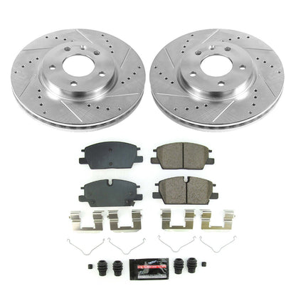 PowerStop Front Z23 Evolution Brake Kit | Chevrolet Malibu (2021) (K8738)