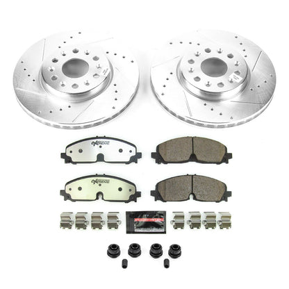 PowerStop Front Z36 Truck & Tow Brake Kit | GMC Acadia (2021) (K8739-36)