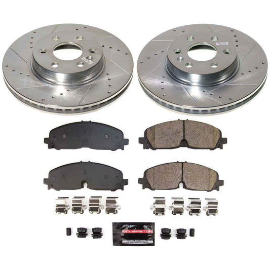 PowerStop Front Z23 Evolution Brake Kit | Chevrolet Colorado (2021–2022) (K8741)