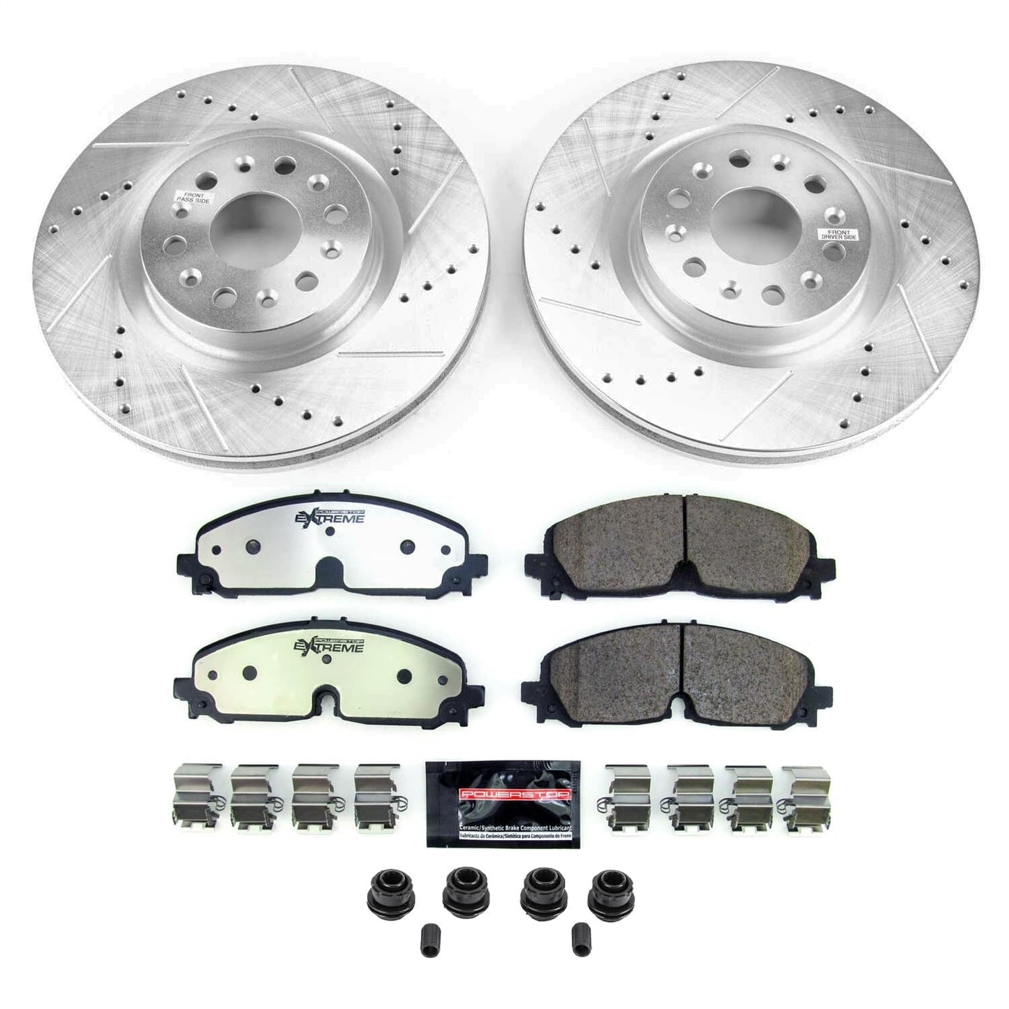 PowerStop Front Z36 Truck & Tow Brake Kit | Cadillac XT5 (2021–2022) (K8743-36)
